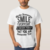 毎日のスマイルにする Tシャツ (正面)