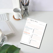 毎日のセルフメモ気に帳 ノートパッド