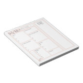 毎日のタスク一覧メモ帳 ノートパッド (アングル)