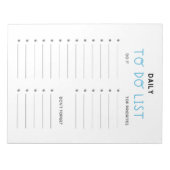 毎日のタスク一覧 ノートパッド (正面)