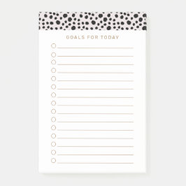 毎日のタスク一覧、優先順位リストアニマルプリント ポストイット