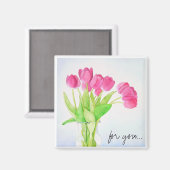 毎日のチューリップ磁石 マグネット (正面/裏面)