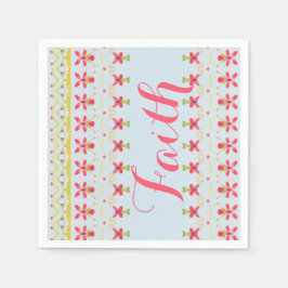 毎日のデザイナー紙ナプキンと信仰 スタンダードカクテルナプキン