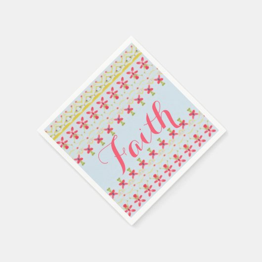 毎日のデザイナー紙ナプキンと信仰 スタンダードカクテルナプキン (角)