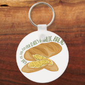 毎日のニンニクパン キーホルダー (正面)