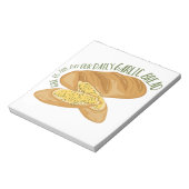 毎日のニンニクパン ノートパッド (回転)