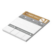 毎日のフィットネストレーニング ノートパッド (回転)