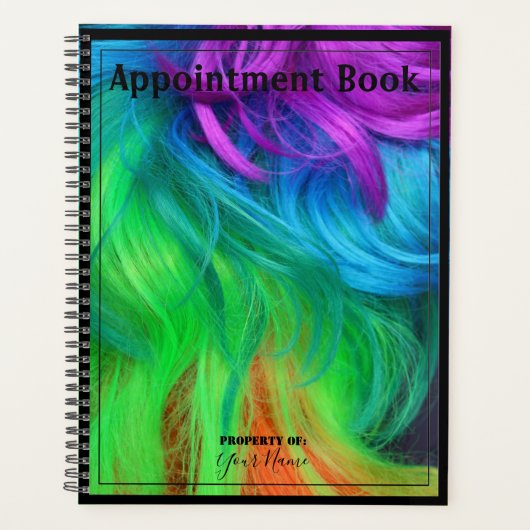 毎日のプランナーとカラーヘアカバー – HAMbWG プランナー手帳 (正面)