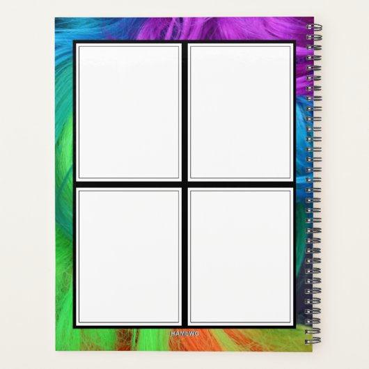 毎日のプランナーとカラーヘアカバー – HAMbWG プランナー手帳 (裏面)