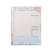 毎日のプランナーシンプルエレガントの数々のテーマ ノートパッド (回転)