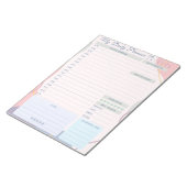 毎日のプランナーシンプルエレガントの数々のテーマ ノートパッド (アングル)