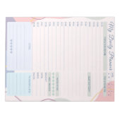 毎日のプランナーシンプルエレガントの数々のテーマ ノートパッド (正面)