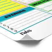 毎日のプランナーシート ポスター (角)