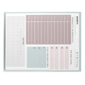 毎日のプランナースケジュールのメモとTo Doリスト ノートパッド (正面)