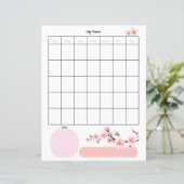 毎日のプランナーページ赤面の花 (スタンド正面)