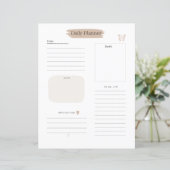 毎日のプランナーページto Doリストとゴール (スタンド正面)