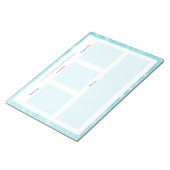 毎日のプランナーメモ帳 – 夏をテーマにした ノートパッド (アングル)