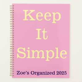 毎日のプランナー保- Itのシンプルカスタム形式 プランナー手帳