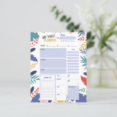 毎日のプランナー印刷可能、毎日の仕事リスト (スタンド正面)