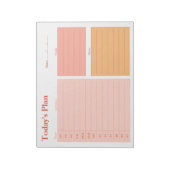 毎日のプランナー11インチx 8.5インチメモ帳 – 40ページ ノートパッド (回転)