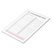 毎日のプランナー30分間隔ロゴを追加 ノートパッド (アングル)