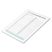 毎日のプランナー30分間隔ロゴを追加 ノートパッド (アングル)