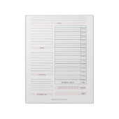 毎日のプランナー ノートパッド (回転)