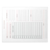 毎日のプランナー ノートパッド (正面)