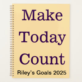 毎日のプランナー – 今日のカウントを作成するカスタムレイアウト プランナー手帳