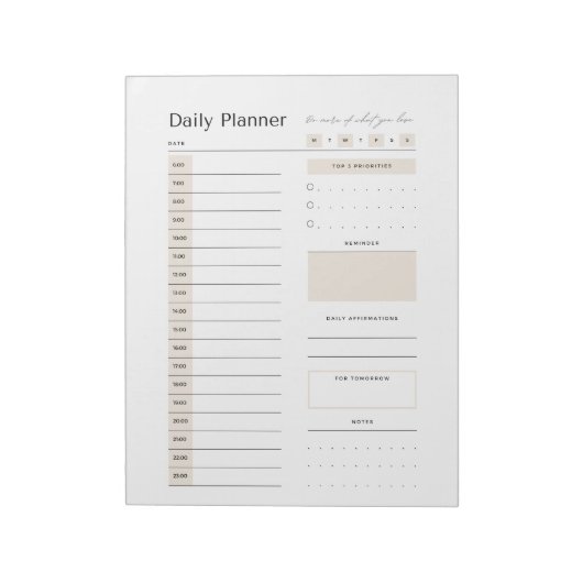 毎日のプランナー – 仕事と自宅のタスク団体や組織 ノートパッド (回転)