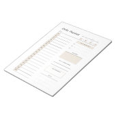 毎日のプランナー – 仕事と自宅のタスク団体や組織 ノートパッド (アングル)