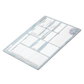 毎日のプランナー- 5と1フードトラッカー – Succulent N ノートパッド (アングル)