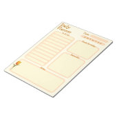 毎日のプランナー、To Doリスト、リマインダーチューリップ ノートパッド (アングル)