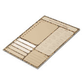 毎日のプランナーLeopard Print 2026ノートTo Doリスト ノートパッド (アングル)