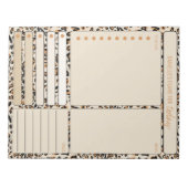 毎日のプランナーLeopard Print To Doリストのノート食事 ノートパッド (正面)