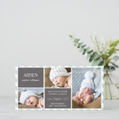 毎日のベビー | 出産発表 案内状 (スタンド正面)