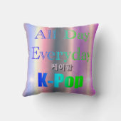 毎日のポップ・アートのK クッション (裏面)
