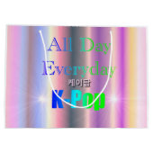 毎日のポップ・アートのK ラージペーパーバッグ (裏面)