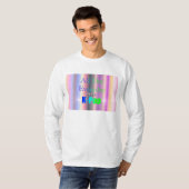 毎日のポップ・アートのK Tシャツ (正面フル)