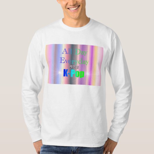 毎日のポップ・アートのK Tシャツ (正面)