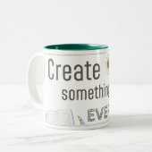 毎日のマグを作成インスパイアする ツートーンマグカップ (正面左)