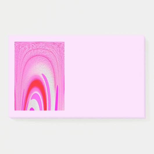 毎日のメッセージピンクのアート ポストイット (正面)