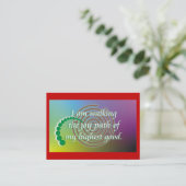 毎日のメモ-喜び道 予約カード (スタンド正面)