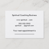 毎日のメモ-喜び道 予約カード (裏面)