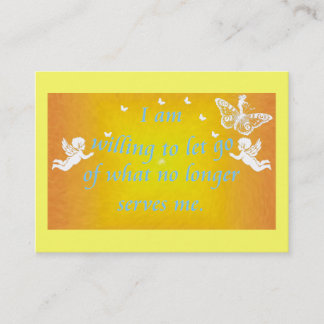 毎日のメモ-放すことを決定します 予約カード