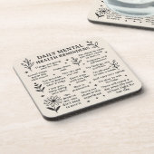 毎日のメンタルヘルスのリマインダー コースター (左側)