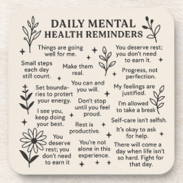 毎日のメンタルヘルスのリマインダー コースター