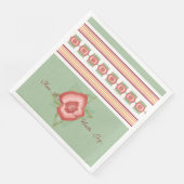 毎日のモダンデザインと紙ストライプナプキンス (コーナー)