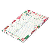 毎日のモダンプランナー2024クリスマステーマ ノートパッド (アングル)