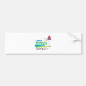 毎日のモチベーション引用文 バンパーステッカー (正面)